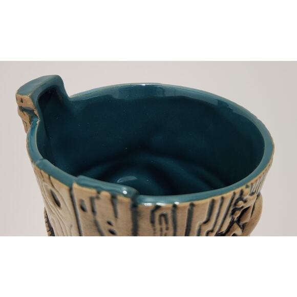 New Rare EL CARIBE Bar Pasadena Tiki Mug Mermaid Sea Crab Skull By TIKI FARM - Picture 6 of 13